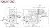 Двухосевой поворотный стол с ручным наклоном CNCMT-250 GSA+, рис.6