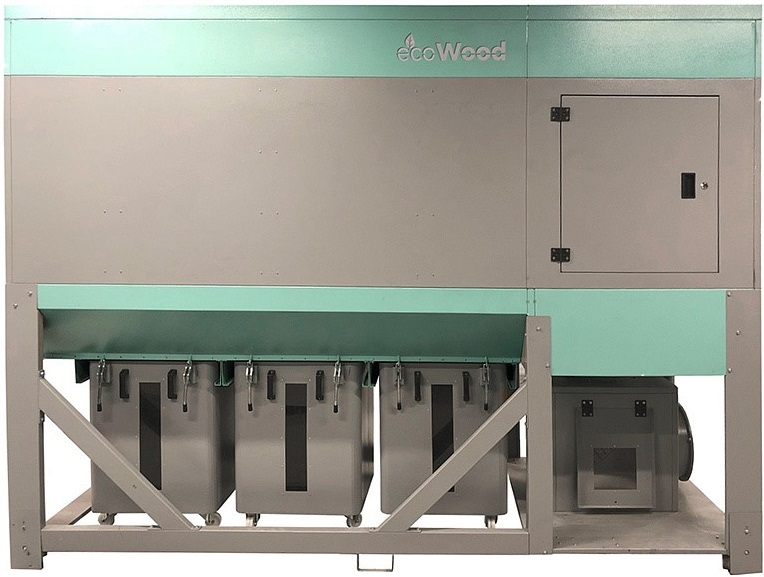 EcoWood SF 400D Nova  Фильтры рукавные EcoWood FPC-3500, Турция (Оптимально)  Компактный рукавный фильтр с электромеханическим встряхиванием и контейнером-накопителем предназначен для очистки воздуха от сухой не слипающейся пыли в центральных сист...