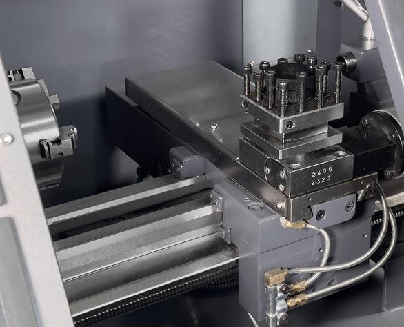 Visprom SP210 CNC 
  Широкий диапазон обработки  
 Станок способен обрабатывать детали диаметром до 210 мм над станиной и длиной до 250 мм  
